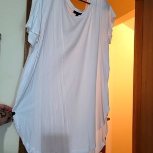 Womens plus size White Tshirt